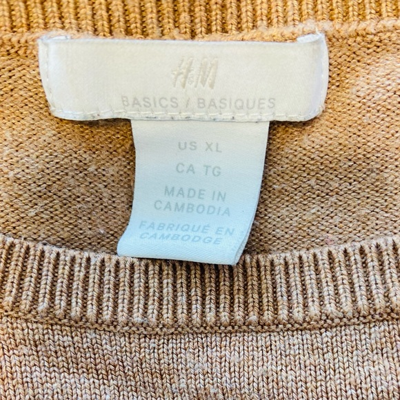 H&M Light Brown Sweater Top - Picture 3 of 3